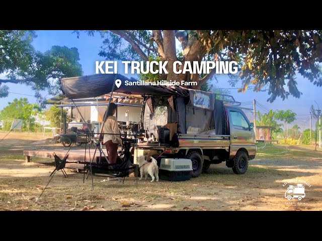 Kei truck camping by the Mountain base| Santillana Hillside Farm |Pampanga| Keitruck|Multicab|Suzuki
