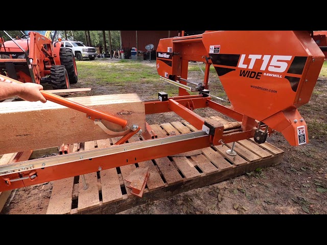 First Boards with the Wood-Mizer LT15WIDE Sawmill - 3