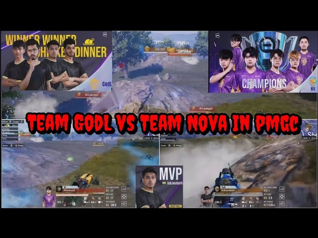 Team GodL Vs Team Nova PMGC 2021 Finals Last zone | GodL WWCD | Jonathan vs Paraaboy fight | #pmgc