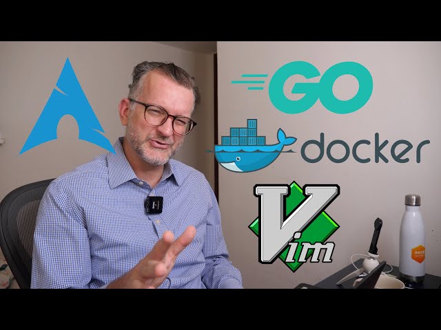 Arch Go IDE on MacOS via Docker #vim