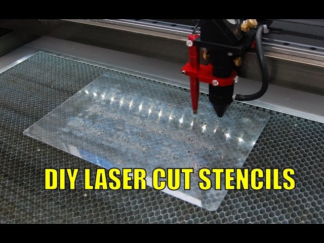 Laser cutting/etching SMT stencils from mylar (How to)