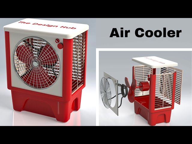 Advanced SolidWorks: An air Cooler Design and Assembly TUTORIAL.