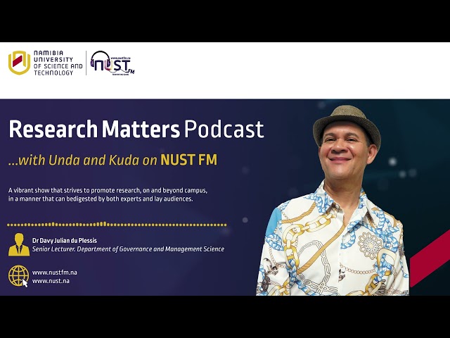 Research Matters Podcast_ Dr Davy Julian du Plessis