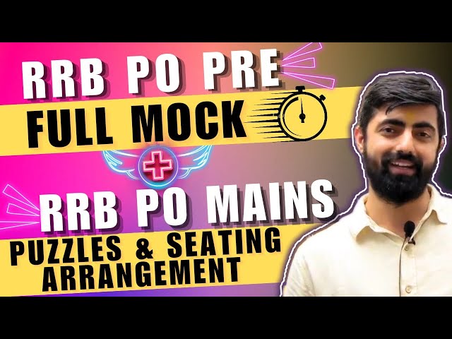 IBPS RRB PO PRE 2023 Reasoning Paper + IBPS RRB PO MAINS PUZZLES || By Dhruvasir