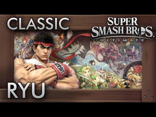 Super Smash Bros. Ultimate: Classic Mode - RYU - 9.9 Intensity No Continues