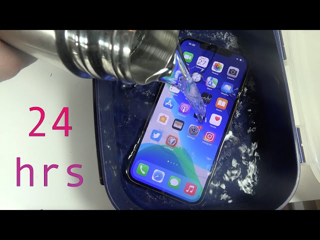 iPhone 12 Pro Max Water Freeze Test 24 Hours!