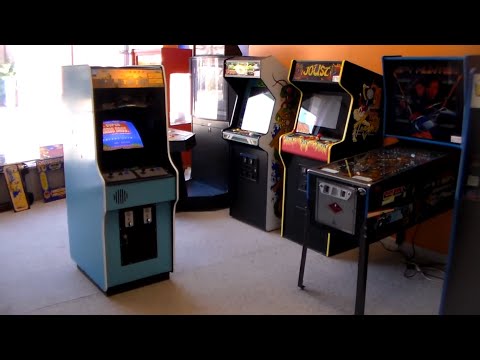 Classic NINTENDO Arcade Game Cabinets - Coin Operated Equipment From Back In The Day!