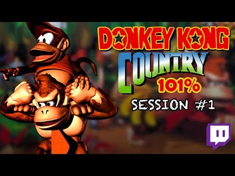 Twitch: Donkey Kong Country - 101% Completion
