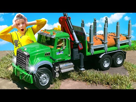 Construction equipment Vehicles for children and children's toys Special unboxing and review
