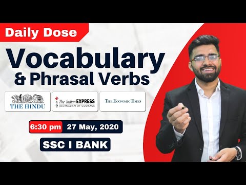 Vocabulary & Phrasal Verbs