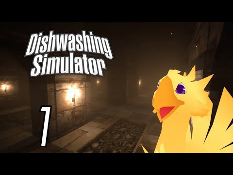 Chocobo plays Dishwashing Simulator