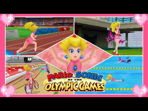 💗 Mario and sonic at the Olympic Games DS - Peach Gameplay 💗