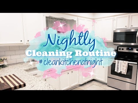 CLEAN KITCHEN AT NIGHT | COLLAB