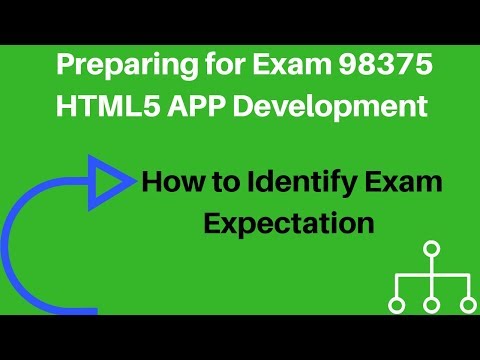 Preparing for Exam 98 375 HTML5 App Development Fundamentals