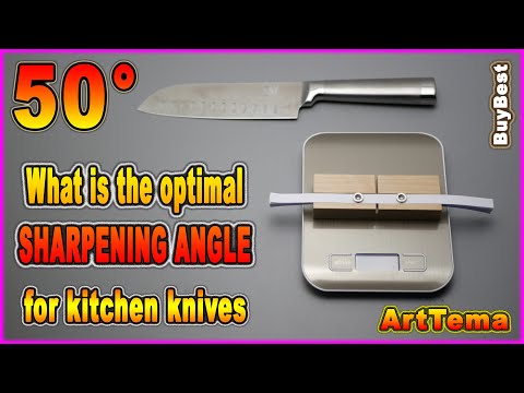 Optimal SHARPENING ANGLE for kitchen knives
