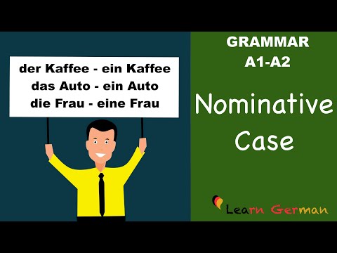 A1 | A2 | German Grammar