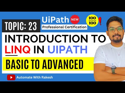 UiPath LINQ Playlist