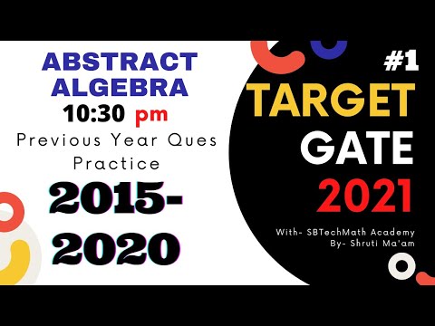 Abstract Algebra GATE PYQ Discussion