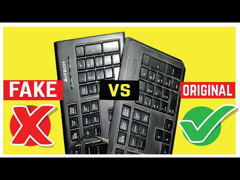 A4 Tech Keyboard fake Vs Orginal