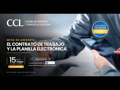 ✅ Mesas de Asesoría Virtual - CCL