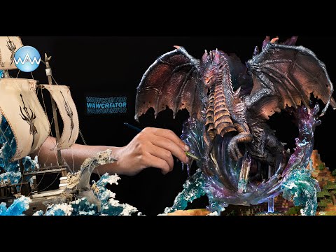 dragon diorama