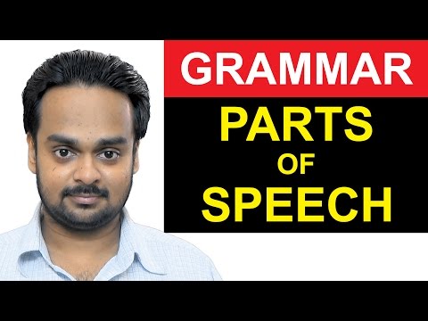 PARTS OF SPEECH Full Course - Basic English Grammar - Verb, Noun, Pronoun, Adjective, Adverb, Preposition, Conjunction, Interjection