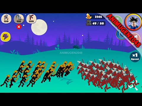 Stickman War Legend of Stick ⚔️ Android Gameplay Walkthrough | Animugen2048 #stickwarlegacy #stickwarmod #nguoique