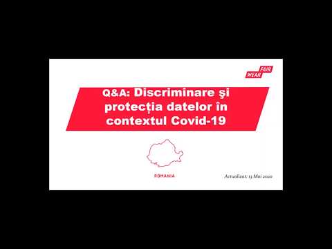 [Romanian] COVID-19 workers' rights