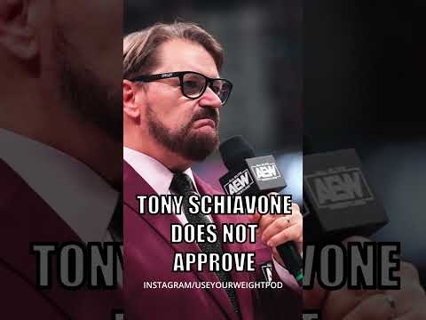 tony schiavone does not approve
