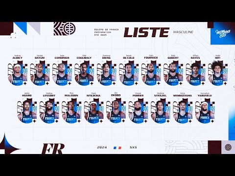 Équipes de France 5x5 - Jeux Olympiques 2024