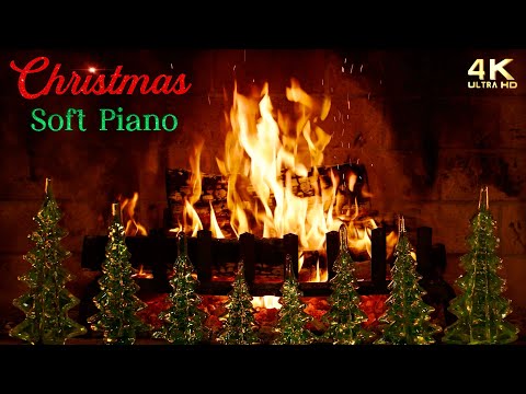 Christmas Music with Crackling Fireplace Sounds