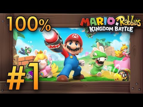 Mario + Rabbids Kingdom Battle - 100% Walkthrough (All Chests, Gold Trophies & Secrets) [Switch]