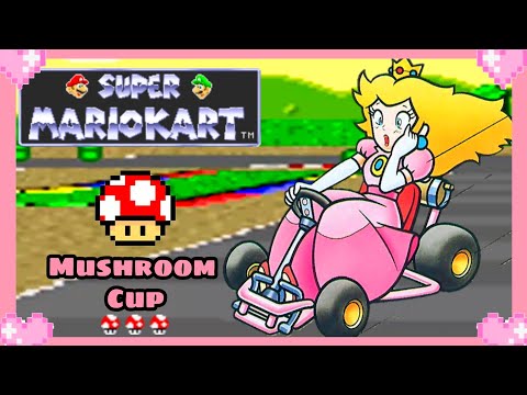 💗 Super Mario Kart - Peach Gameplay 💗