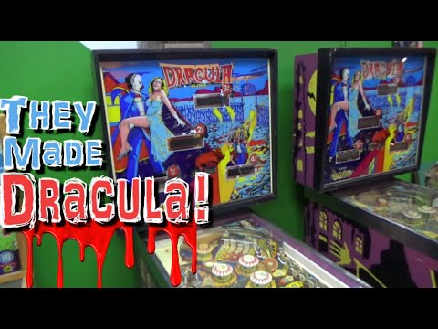 Repairing Two Stern DRACULA Pinball Machines Just In Time For Halloween!  Harry Williams Classic Design Of The Great Horror Legend