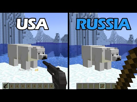 minecraft in different countries