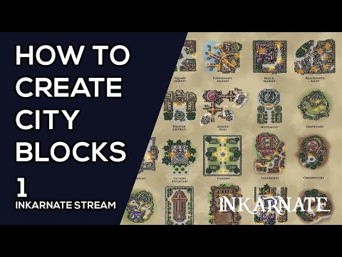 Inkarnate - How to Create City Blocks (Watercolor Cities)