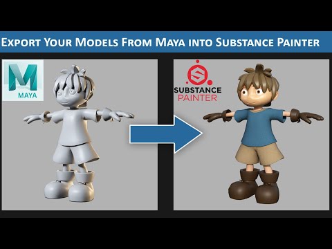 Maya and Substance Painter Workflow