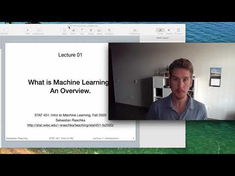 Intro to Machine Learning and Statistical Pattern Classification Course