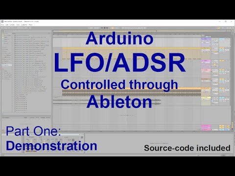 How to create an LFO + ADSR, controlled by Ableton (Max for Live)