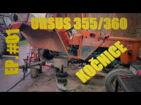 Ursus 355/360 kočnice / hamulce / brakes