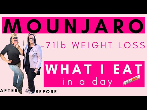 WHAT I EAT MOUNJARO WEIGHT LOSS // TIRZEPATIDE MOUNJARO WHAT I EAT IN A DAY FOR MOUNJARO MEALS //