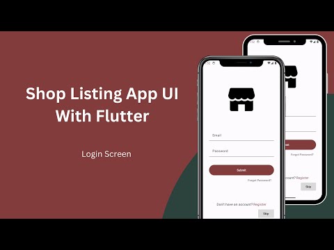 Shop Listing Flutter Tutorial Series