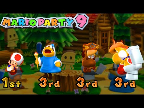 Mario Party 9 All-New All-Different Minigames & Characters Gameplay | MARIOGAMINGHUB