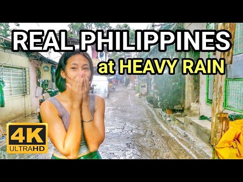 Philippines Walking in The Rain