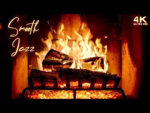 Relaxing Jazz Music Fireplaces in 4K