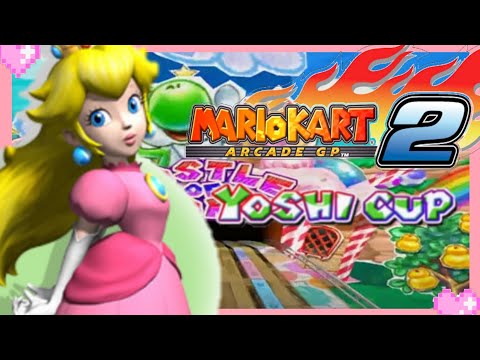 💗 Mario Kart Arcade GP 2 - Peach Gameplay 💗