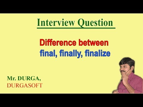 Java Interview questions by Durga sir
