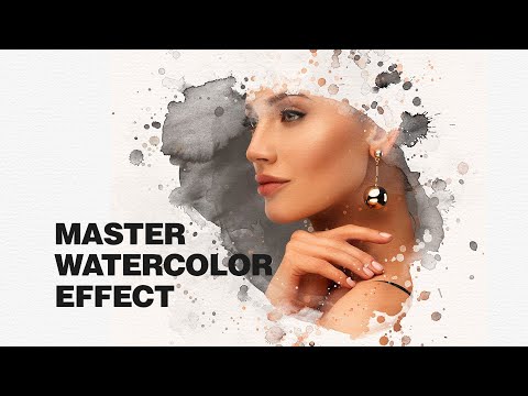 Watercolor Masks Painting Effect