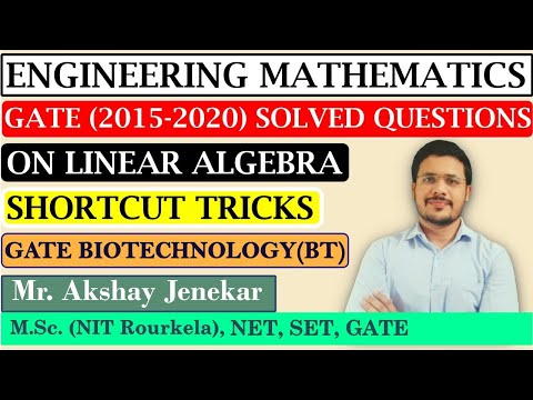 GATE BT- Engineering Mathematics