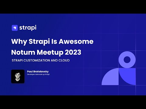 Strapi Online Meetups
